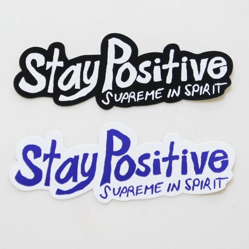 Supreme Stay Positive Tee 2å Sticker <img class='new_mark_img2' src='https://img.shop-pro.jp/img/new/icons47.gif' style='border:none;display:inline;margin:0px;padding:0px;width:auto;' />