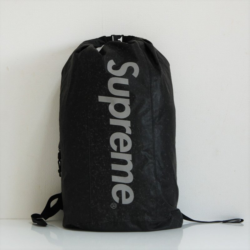 supreme waterproof reflective speckled shoulder bolsa black