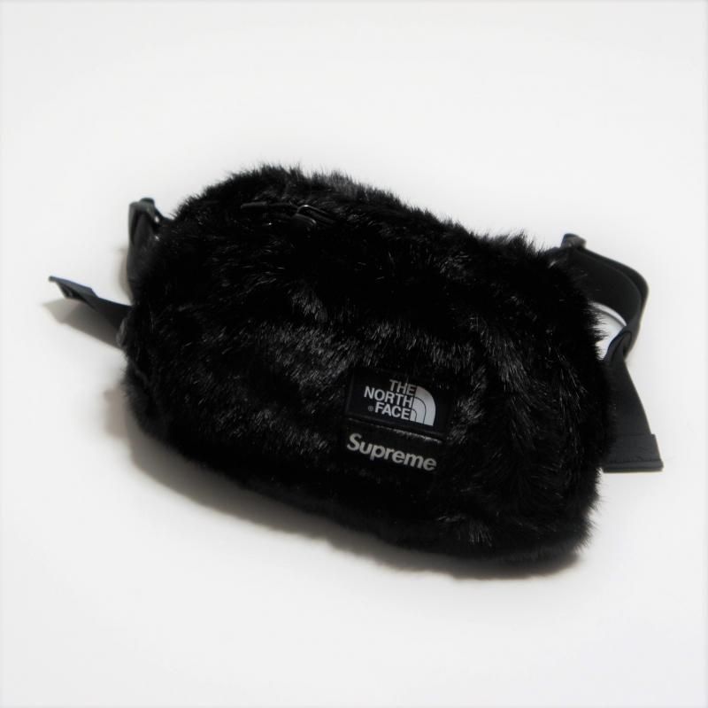 supreme the north face faux fur waist bolsa