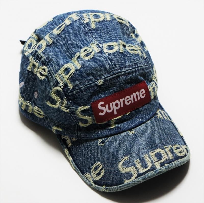 Supreme Frayed Logos Denim Camp Cap - Supreme 通販 Online