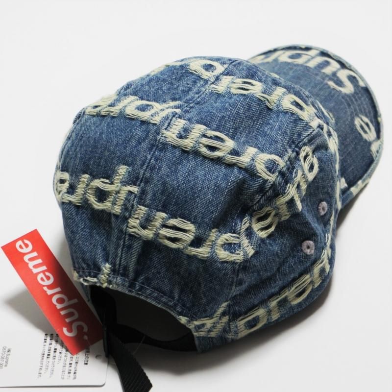 【新品】Supreme　Frayed　Logos　Denim　Camp　Cap Supreme Frayed Logos Denim Camp Cap Blue – The Hat Circle by