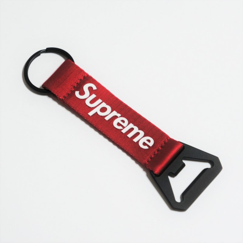 Supreme Webbing Keychain キーホルダー パープル - 小物