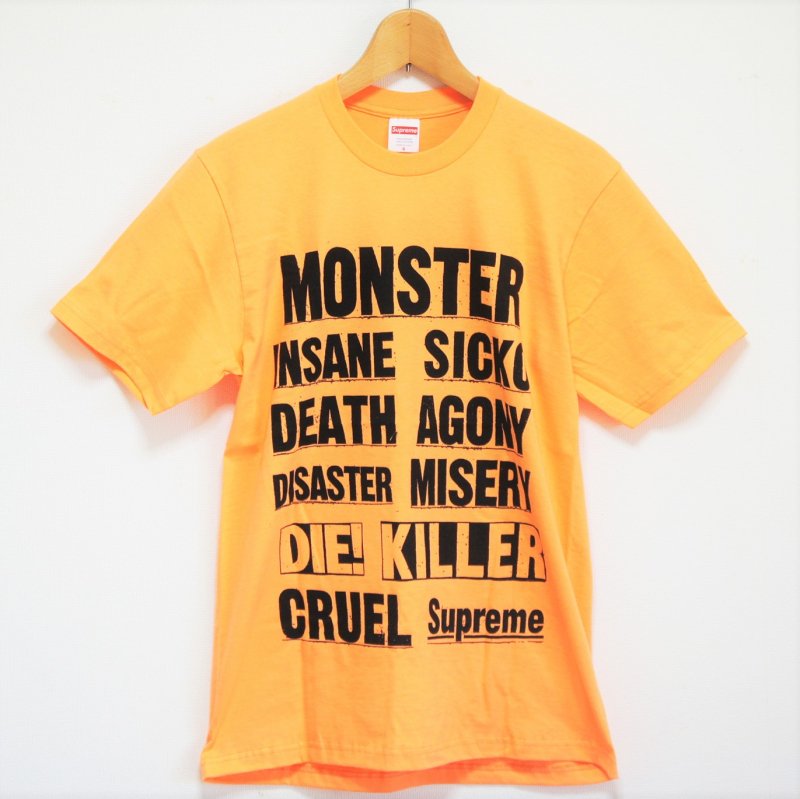 75センチ身幅SUPREME シュプリーム 21AW Monster Tee Weirdo Dave ウィアードデイブ グラフィック プリント 半袖Tシャツ