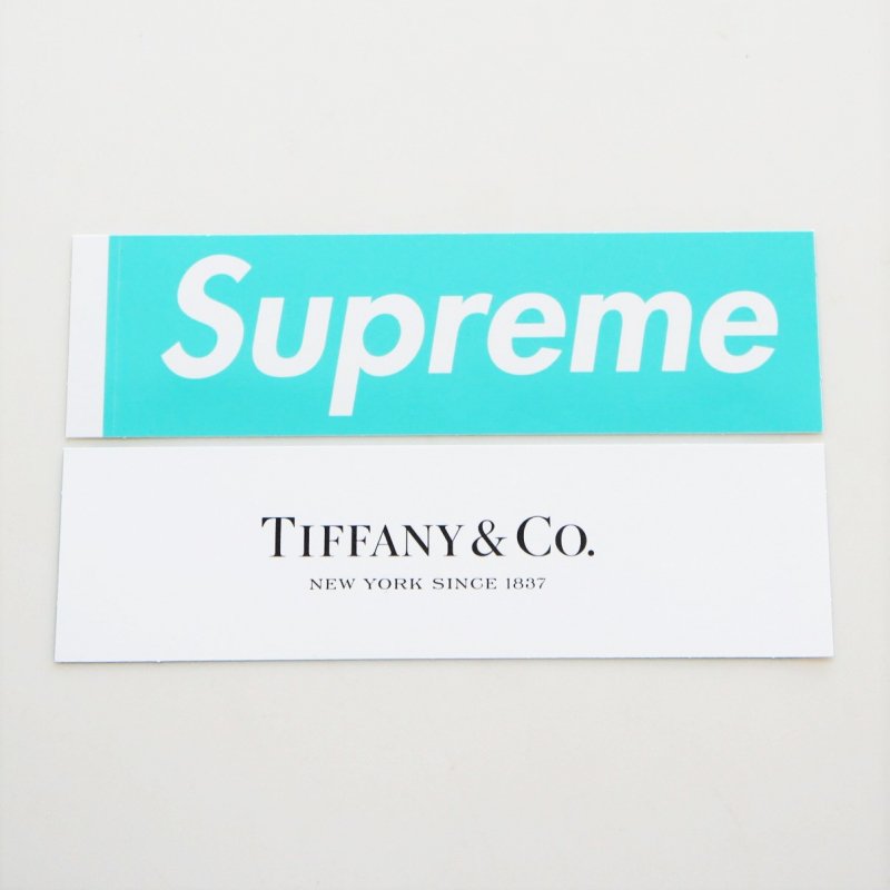 Supreme®/Tiffany & Co. Box Logo Sticker<img class='new_mark_img2' src='https://img.shop-pro.jp/img/new/icons15.gif' style='border:none;display:inline;margin:0px;padding:0px;width:auto;' />