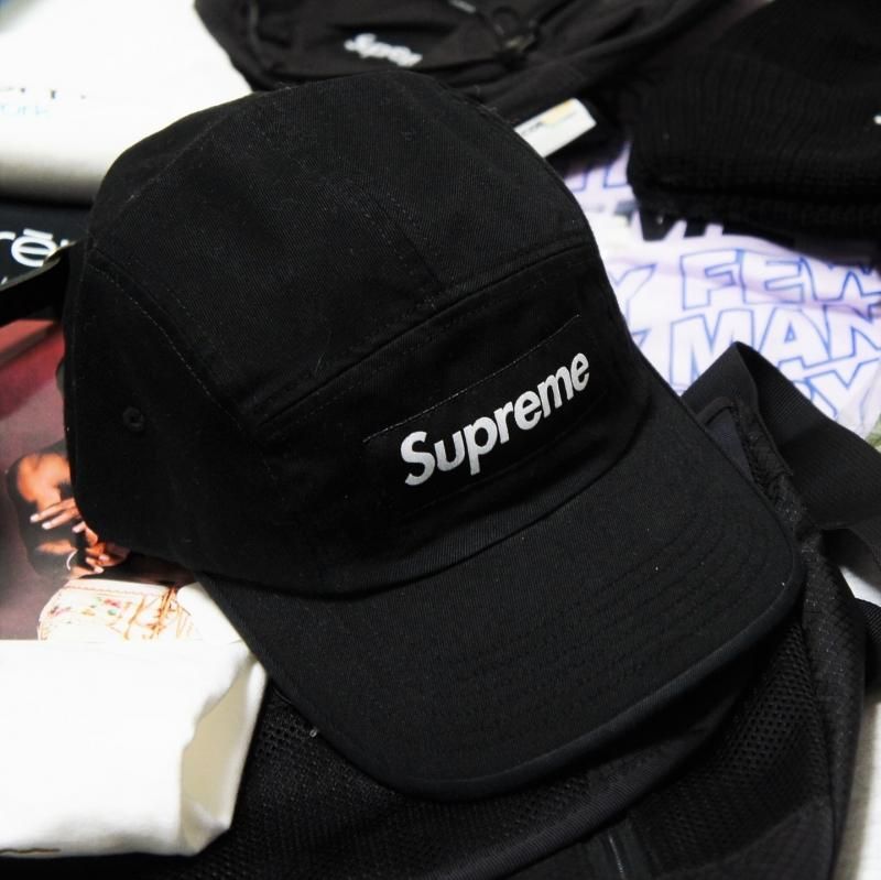 supreme Washed Chino Twill Camp Cap