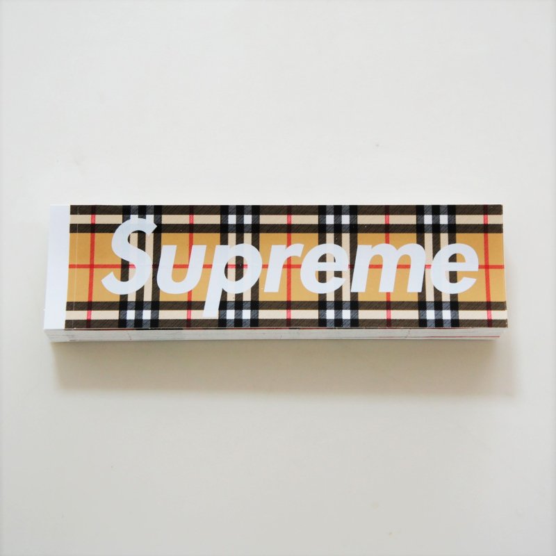 Supreme BURBERRY Sticker - Supreme 通販 Online Shop A-1 RECORD