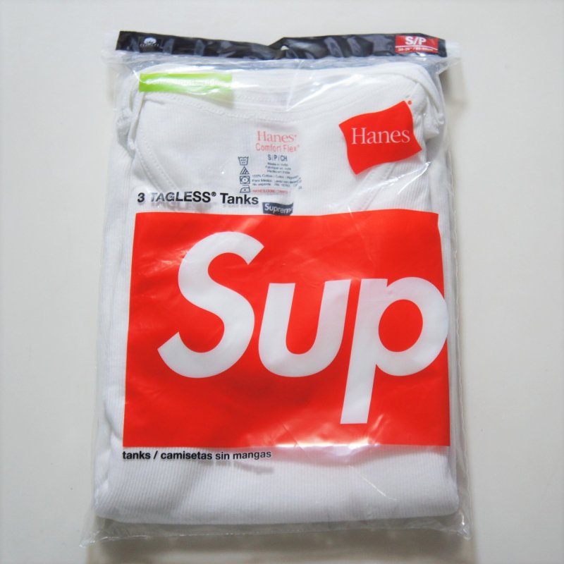 Supreme Hanes Tagless Tank Top<img class='new_mark_img2' src='https://img.shop-pro.jp/img/new/icons15.gif' style='border:none;display:inline;margin:0px;padding:0px;width:auto;' />