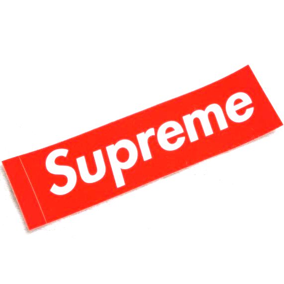 supreme box logo ステッカー