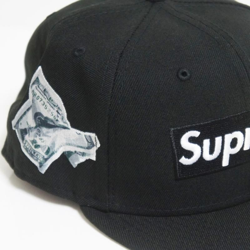 Supreme Money Box Logo New Era 黒 7 1/2 - キャップ