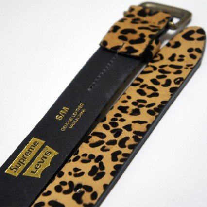 Supreme Levi's Leather Leopard Belt - Supreme 通販 Online Shop A-1 ...