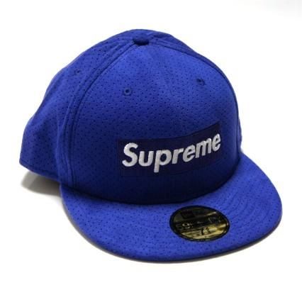 シュプリーム Worldwide Box Logo New Era 紫1/2 - キャップ