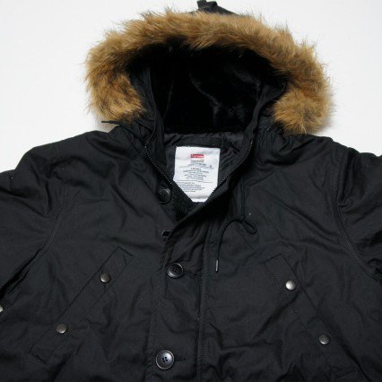 supreme waxed cotton N-3B jacket 2012aw着丈74cm
