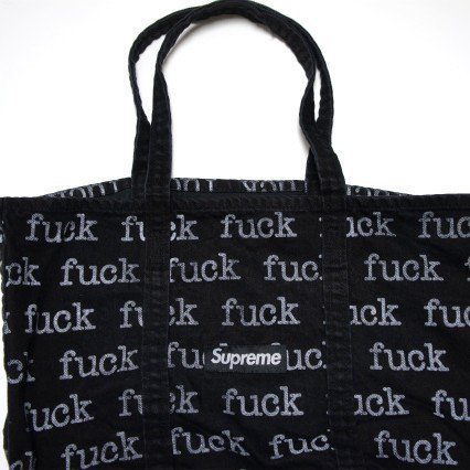 Supreme Fuck Denim Tote Bag - Supreme 通販 Online Shop A-1 RECORD