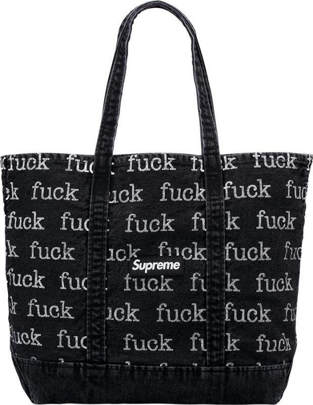 Supreme Fuck Denim Tote Bag<img class='new_mark_img2' src='https://img.shop-pro.jp/img/new/icons47.gif' style='border:none;display:inline;margin:0px;padding:0px;width:auto;' />