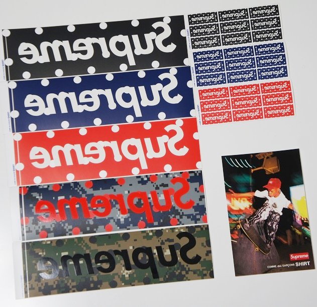 COMME des GARCONS SHIRT Supreme Stickerå<img class='new_mark_img2' src='https://img.shop-pro.jp/img/new/icons47.gif' style='border:none;display:inline;margin:0px;padding:0px;width:auto;' />