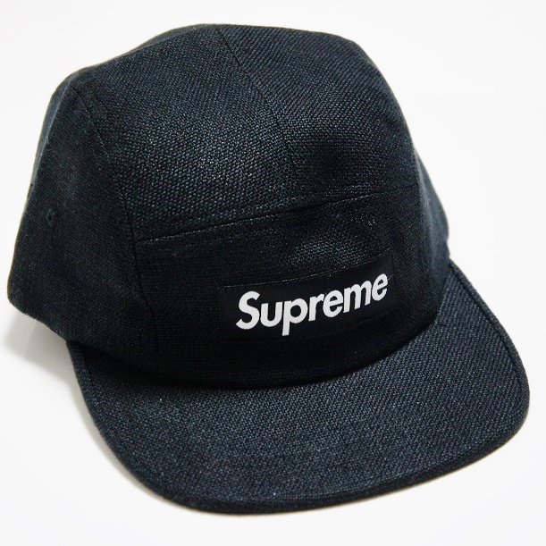 Supreme Box Logo Linen Croc Strap Camp Cap<img class='new_mark_img2' src='https://img.shop-pro.jp/img/new/icons47.gif' style='border:none;display:inline;margin:0px;padding:0px;width:auto;' />