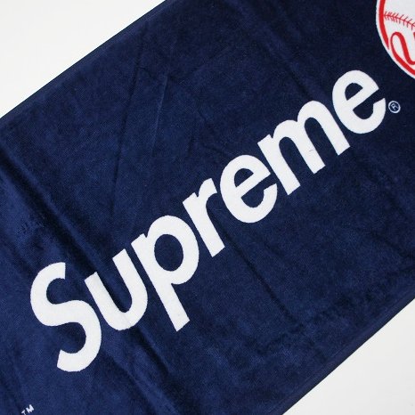 supreme new york yankees hand towel navyファッション小物 - その他