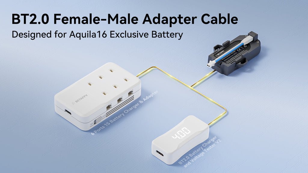 BETAFPV BT2.0 Female-Male Adapter Cable