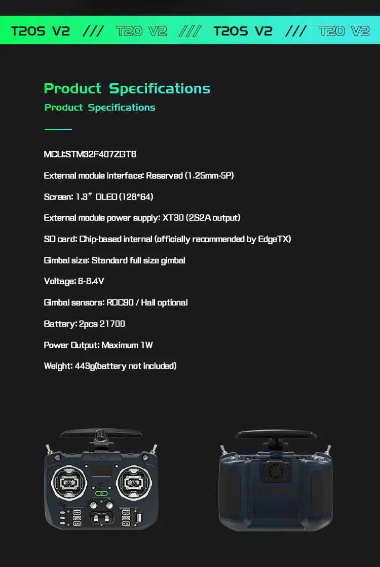 Jumper T20S V2 2.4GHz 送信機 [技適あり]