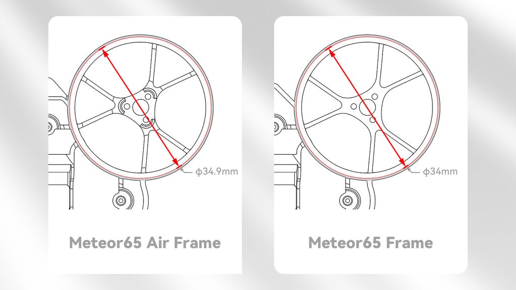 Meteor65 Air Brushless Whoop Frame