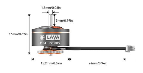 BETAFPV LAVA Series 1104 | 7200KV Brushless Motors