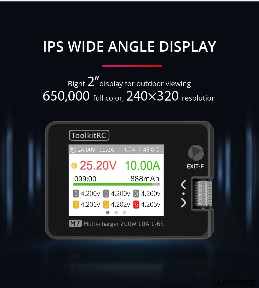ToolkitRC M7 200W 10A DC Charger