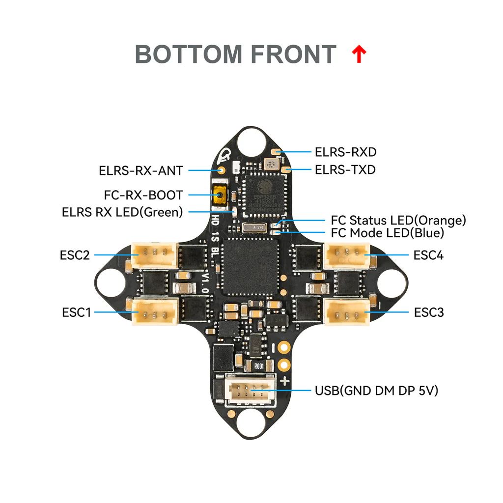 BETAFPV Matrix 1S Brushless Flight Controller (3IN1)[BF