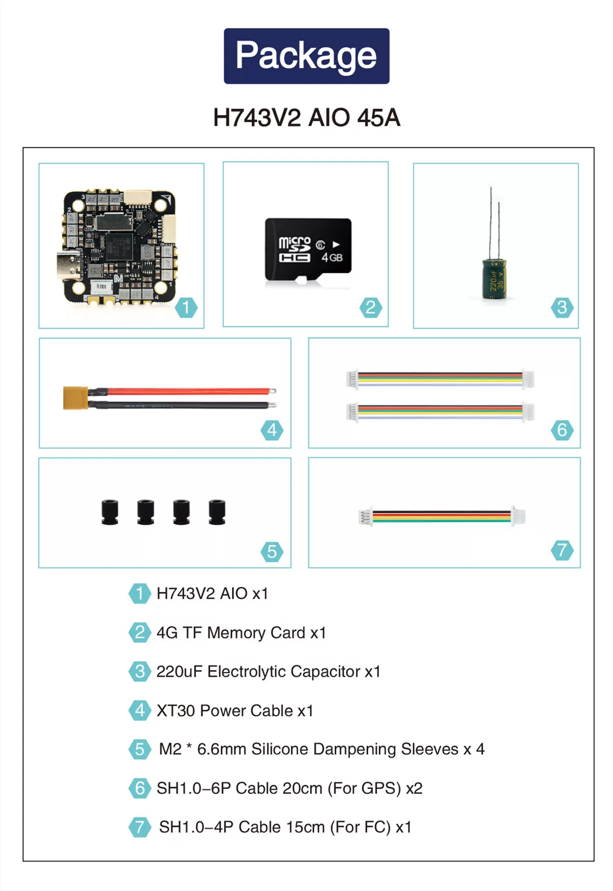 MicoAir743v2-AIO-45A – Flight Controller – MicoAir Tech