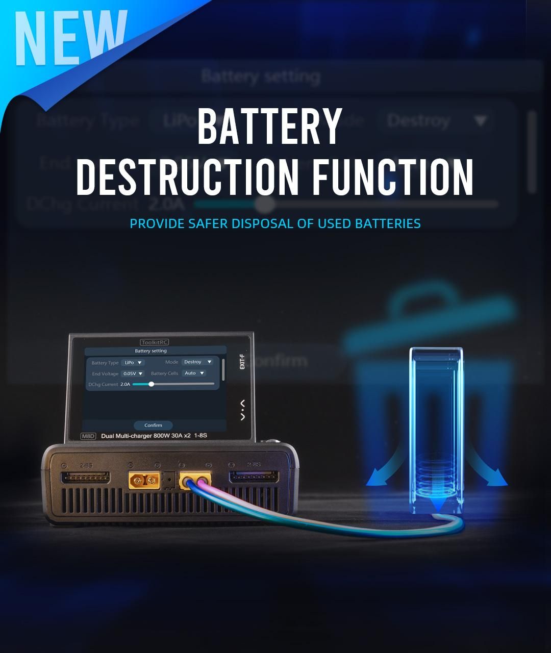 ToolkitRC M8Dデュアルチャンネルバランス充電器【ラジコン・ミニ四駆】 Amazon.co.jp: ToolkitRC M8Dデュアルチャンネルバランス充電器