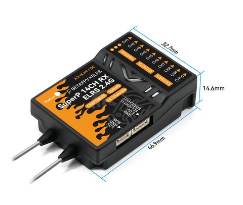 BETAFPV SuperP 14CH ダイバーシティ レシーバー