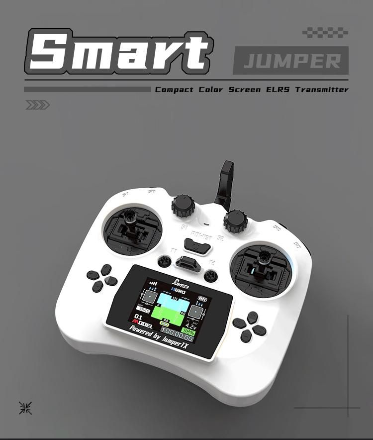 Jumper Smart ELRSコントローラー | カラー画面内蔵 - ヘリ