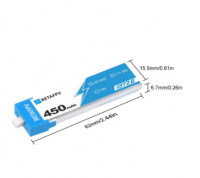 BETAFPV BT2.0 450mAh 1S 30C Battery 