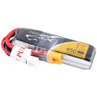 Tattu 450mAh 7.4V 75C 2S1P Lipo Battery XT30 [FB-7033616]