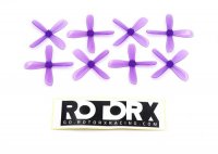 RotorX RX1835XP Quad-Blade Propeller for Micro Brushless Motors (Purple) [TBS-080]