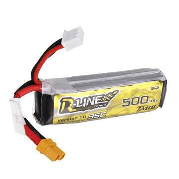 TATTU R-LINE 500mAh 7.4V 95C 2S リポバッテリー