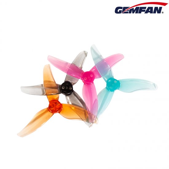 Gemfan Hurricane 2512 3-Blades Tri Propeller 4 Pairs　[OP]