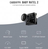 Caddx Baby Ratel 2 Nano size starlight low latency day and night フリースタイルドローンカメラ [09-751]