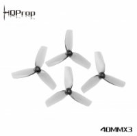 HQProp Micro Whoop Prop 40MMX3 Grey (2CW+2CCW)-Poly Carbonate shaft 1mm/1.5mm[HQ-OP]