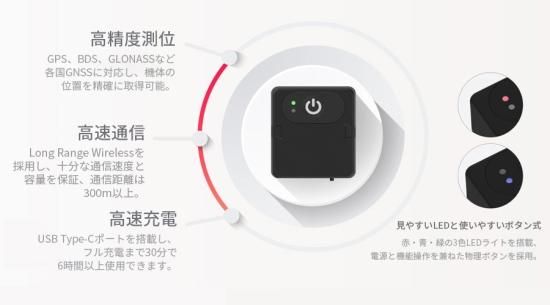 AEROENTRY AERO-D-X1 外付型リモートID 【電源内蔵 】ドローン用 AEROENTRY AERO-D-X1 外付型リモートID 【電源内蔵 】ドローン用