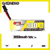 GNB/GAONENG 380mAh 1S 3.8V HV 90C Cabled Lipo Battery with GNB27 V2 Connector 1pcs [FB-7003538 ]