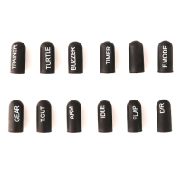 RADIOMASTER Labeled Silicon Switch Cover Set (short/12pcs) [ ]