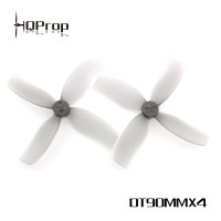 HQProp DT90MMX4 for Cinewhoop Grey (2CW+2CCW)-Poly Carbonate [HQ-]
