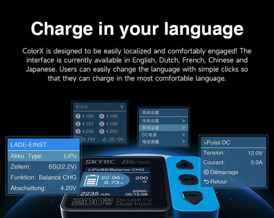 SKYRC B6 B6neo Smart Charger DC 200W PD 80W LiPo Battery SKYRC B6 B6neo Smart Charger DC 200W PD 80W LiPo Battery