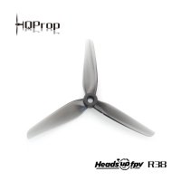 HQProp HeadsUp Racing Prop R38 (2CW+2CCW)-Poly Carbonate Gray [HQ-795926]