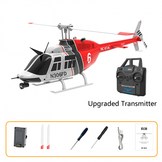 RC ERA C138 Bell 206 6CH 1/33 スケール フライバーレス リアル RC ERA C138 Bell 206 6CH 1/33 スケール フライバーレス リアル