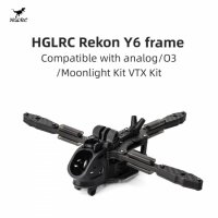 HGLRC Rekon Y6 5-inch frame compatible Analog/O3/Moonlight Kit VTX long-range FPV frame/5MM arm kit