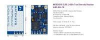 MATEKSYS ExpressLRS 2.4GHz True Diversity Receiver, R24-TD