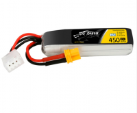 Tattu 450mAh 2s 95C 7.6V High Voltage Lipo Battery Pack with XT30 Plug - Long Pack