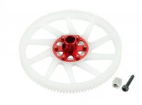 CNC Delrin Main Gear w/ Adjustable Hub set (RED) - BLADE 180 CFX [MH-18FX169]