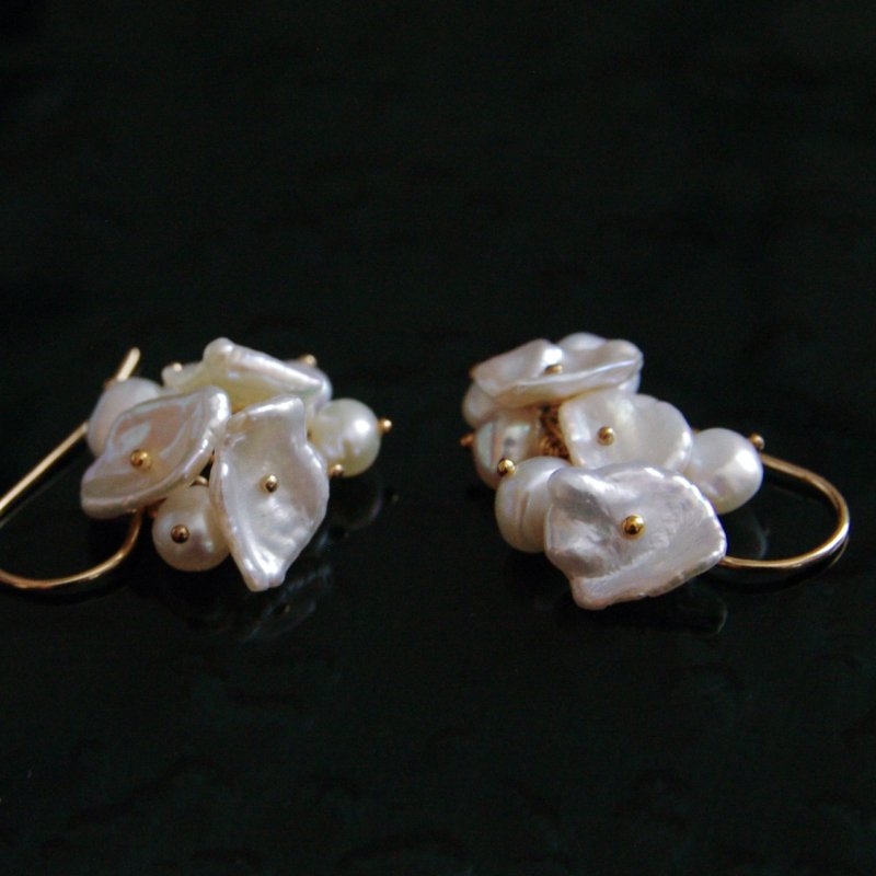 fusa : hira & keshi Pearl（earring）